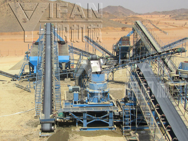 SMH-hydraulic Cone Crusher Project stone product line